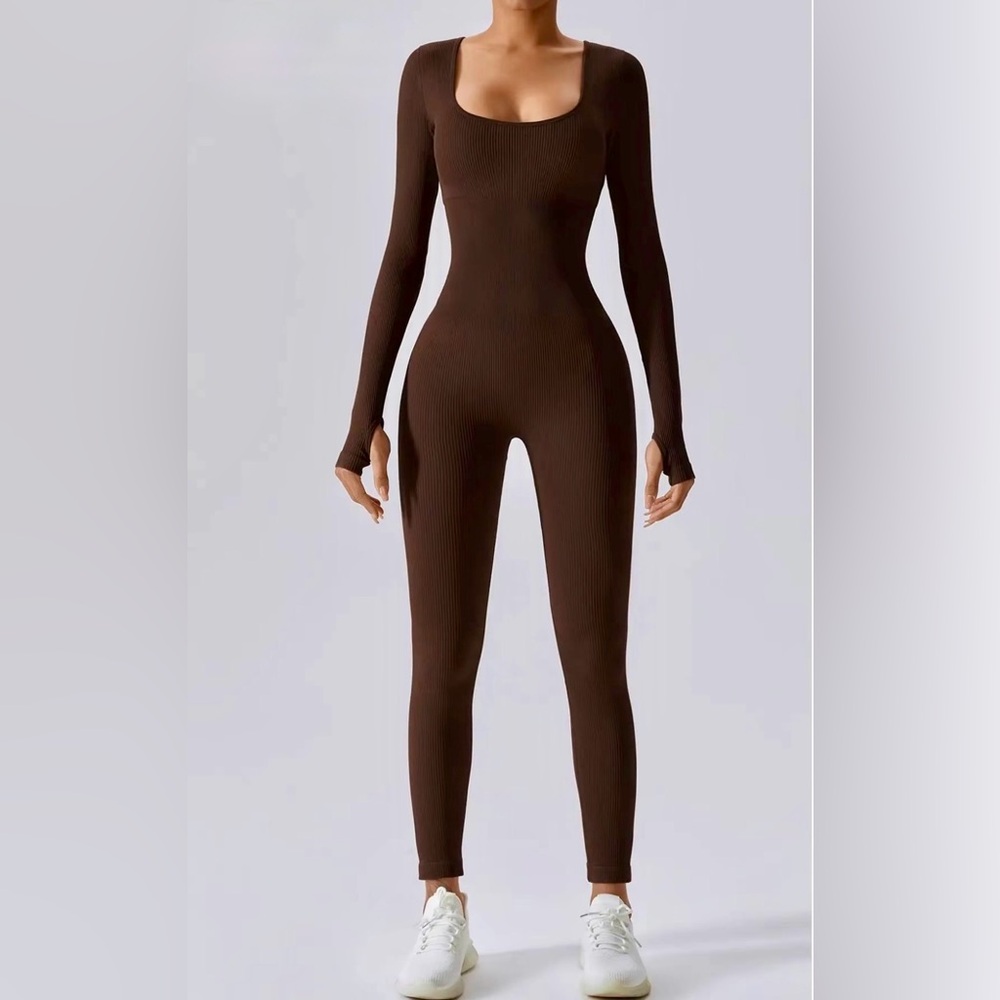 3 Ribbed Compression‎ Jumpsuits - Picture 3 of 15
